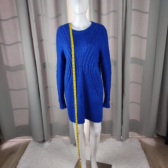 Mossimo Blue Cable Knit Sweater Dress – Women’s Plus Size XXL - Picture 6 of 11